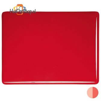 COE90 Bullseye Tomato Red opaal